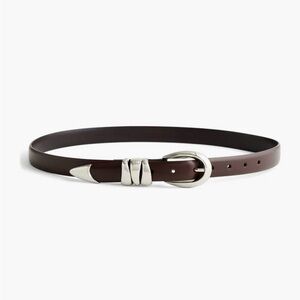 Madewell Triple Metal Keeper Belt